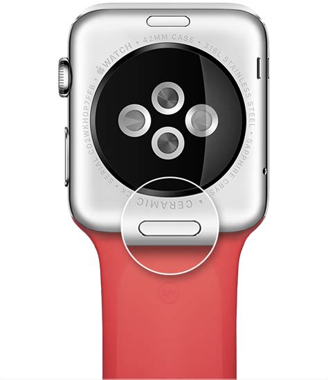 band release button apple watch.